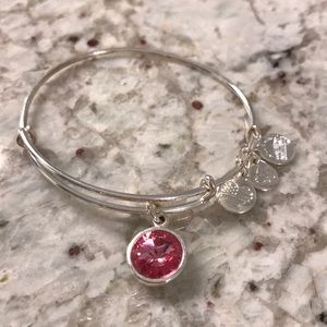 Alex and Ani October birthstone bangle